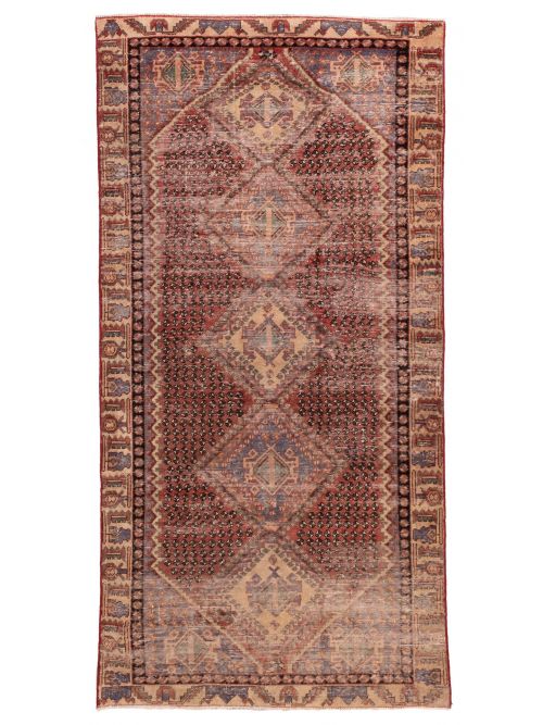 Antalya Vintage 4'8" x 9'4" Hand-knotted Wool Rug 