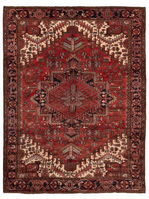 Persian Style 8'2" x 10'10" Hand-knotted Wool Rug 