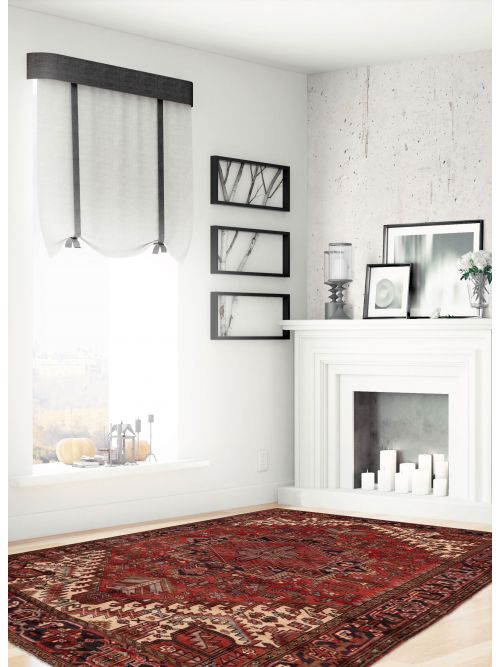 Persian Style 8'2" x 10'10" Hand-knotted Wool Rug 