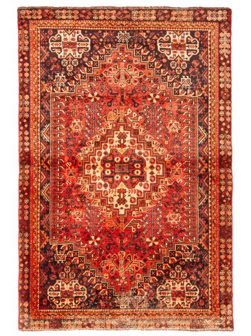 Tapis melis vintage 4'2" x 6'4" en laine