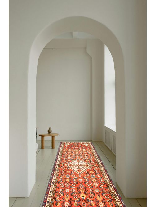 Tapis style persan 3'4" x 9'7" en laine
