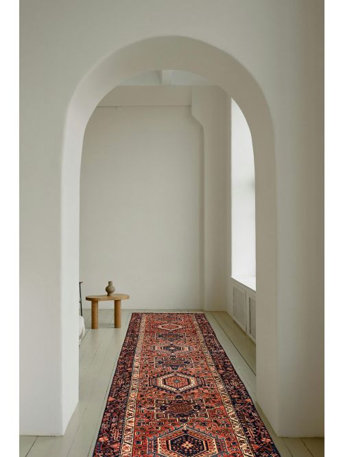 Tapis style persan 3'5" x 13'8" en laine