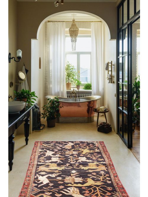 Tapis style persan 3'0" x 7'1" en laine