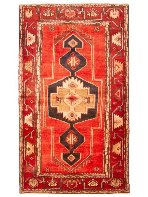 Tapis style persan 4'2" x 7'4" en laine