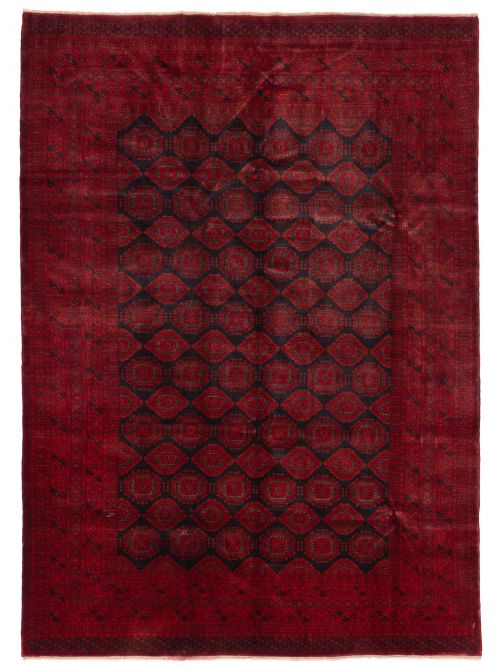 Afghan Teimani 6'5" x 9'2" Hand-knotted Wool Rug 