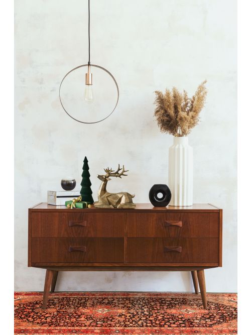 Persian Style 3'9" x 7'5" Hand-knotted Wool Rug 