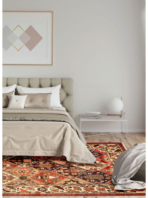 Tapis style persan 5'3" x 10'1" en laine