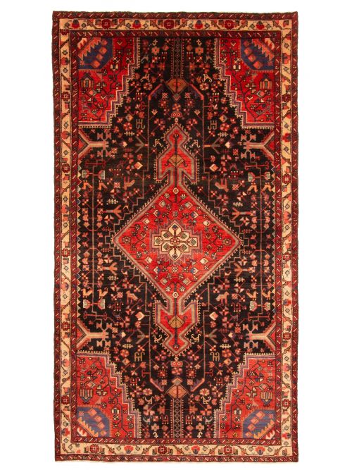 Persian Style 5'3" x 10'3" Hand-knotted Wool Rug 