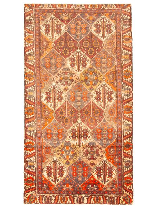Tapis style persan 4'10" x 9'0" en laine