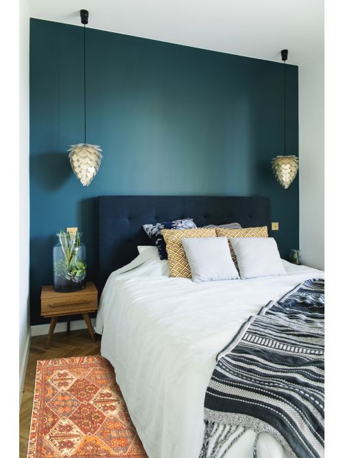 Tapis style persan 4'10" x 9'0" en laine