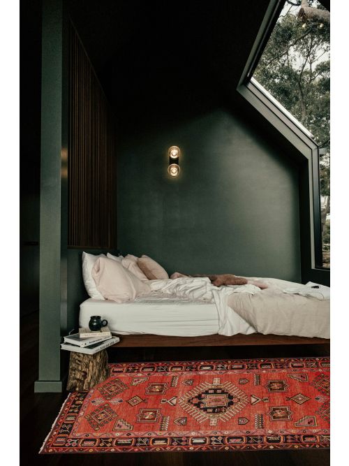 Tapis style persan 4'11" x 8'10" en laine