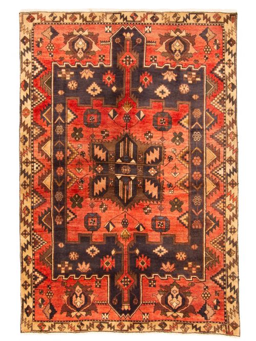 Tapis style persan 4'8" x 6'9" en laine