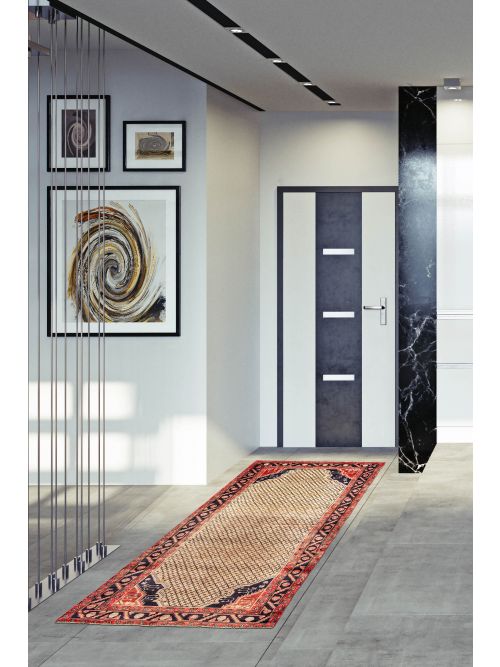Tapis style persan 4'3" x 9'4" en laine