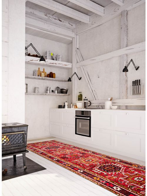 Tapis style persan 3'3" x 11'3" en laine