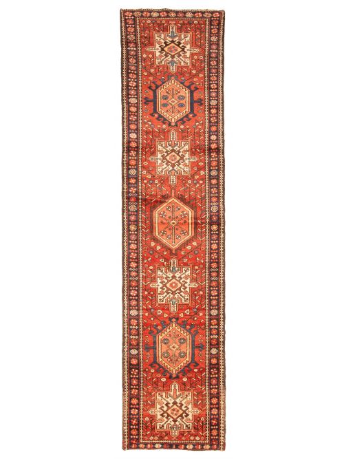 Tapis style persan 2'6" x 11'6" en laine