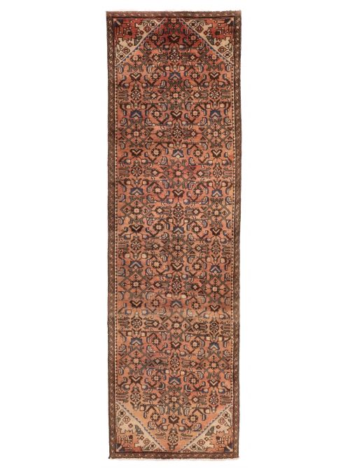 Turkish Antalya Vintage 2'8" x 9'1" Hand-knotted Wool Runner Rug 