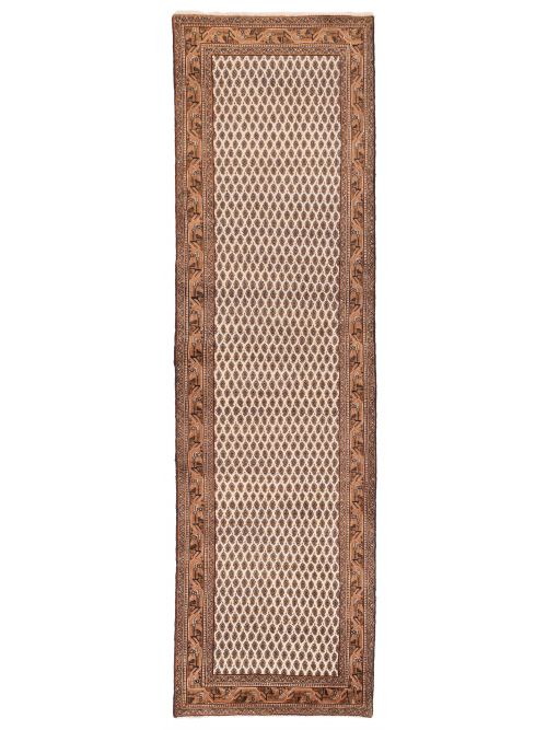 Indian Royal Mahal 2'7" x 9'5" Hand-knotted Wool Runner Rug 