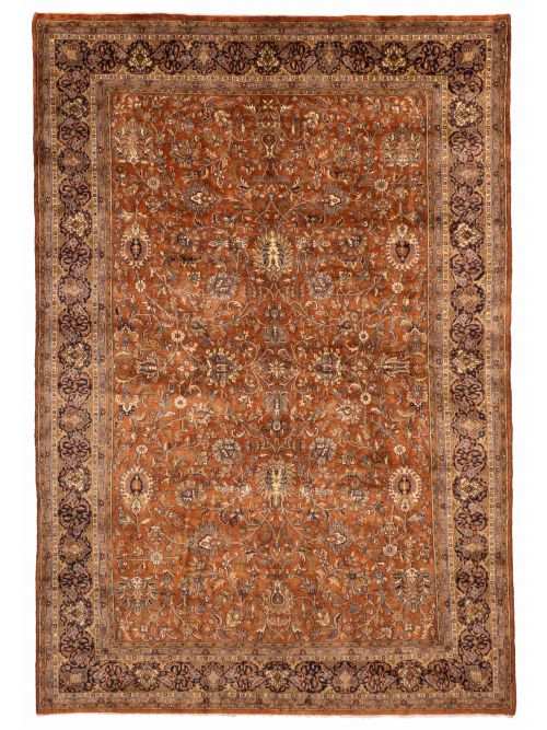 Indian Royal Mahal 6'5" x 9'7" Hand-knotted Wool Rug 