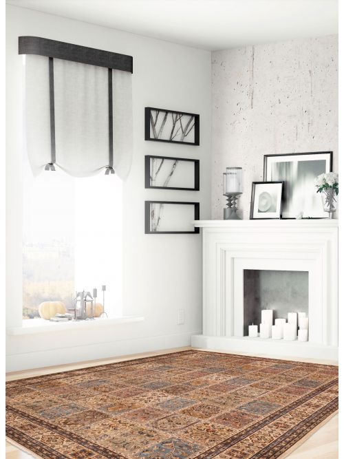 Indian Royal Mahal 8'2" x 11'1" Hand-knotted Wool Rug 