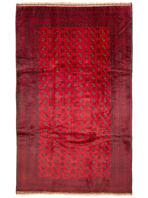 Afghan Teimani 6'2" x 10'4" Hand-knotted Wool Rug 