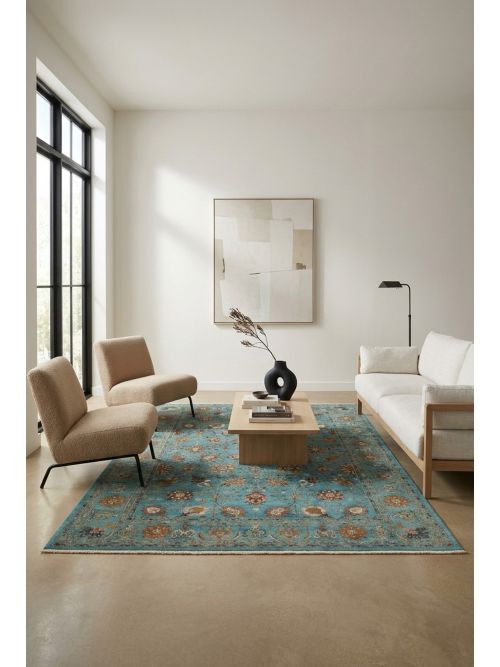 Pakistani Modern Ersari 8'3" x 11'3" Hand-knotted Wool Rug 