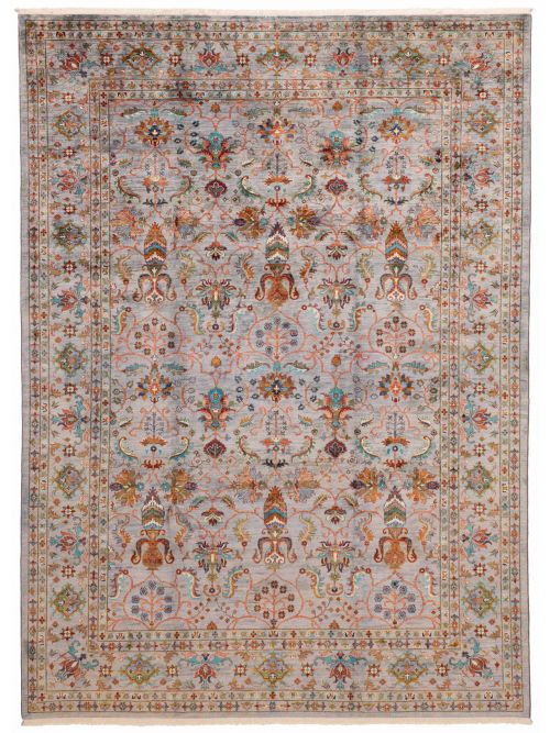 Pakistani Modern Ersari 8'2" x 11'3" Hand-knotted Wool Rug 