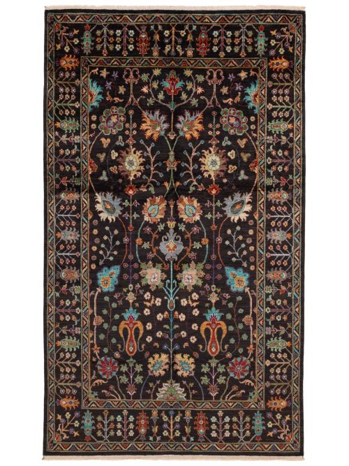 Pakistani Modern Ersari 5'8" x 9'5" Hand-knotted Wool Rug 