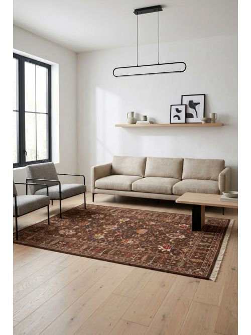 Pakistani Modern Ersari Hand-knotted Wool Rug, 173 x 239 cm
