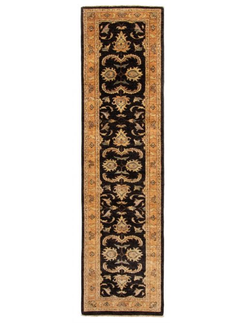 Pakistani Peshawar Oushak 2'7" x 9'9" Hand-knotted Wool Runner Rug 