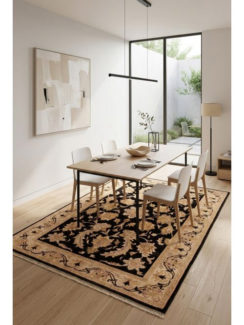 Pakistani Peshawar Oushak 6'3" x 9'1" Hand-knotted Wool Rug 