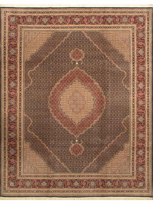 Chinese Tabriz 50L 8'0" x 10'0" Hand-knotted Wool Rug 