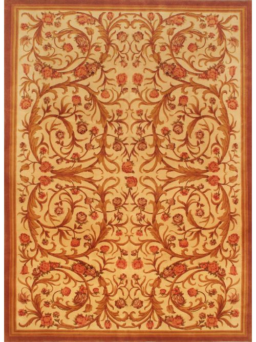 Tapis savonnerie 8'4" x 11'5" en laine