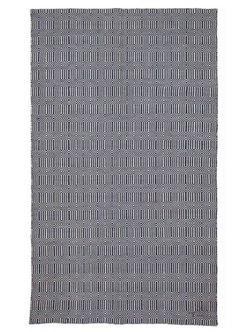 Indian Nevada 4'11" x 8'1" Flat-Weave Wool Kilim 