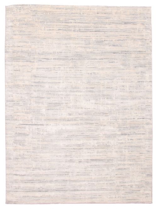 Indian Elysian 9'0" x 11'11" Hand-knotted Silk, Wool Rug 