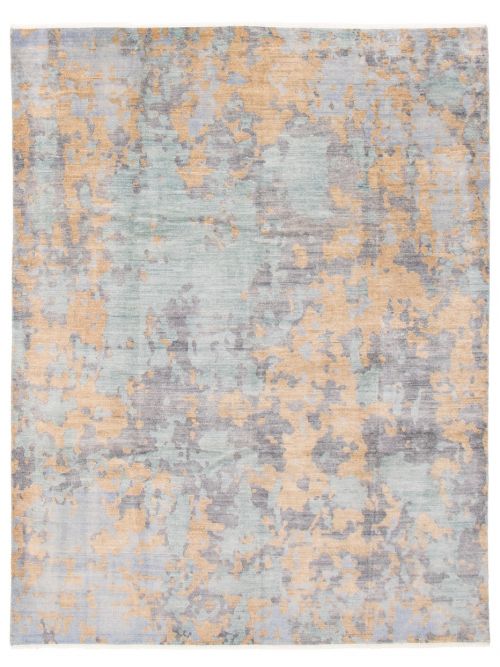 Indian Mystique 7'10" x 10'0" Hand-knotted Wool Rug 