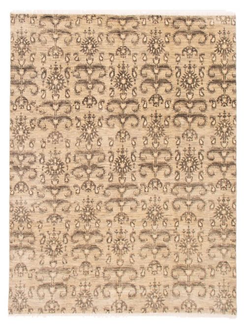 Indian Mystique 8'1" x 10'3" Hand-knotted Wool Rug 
