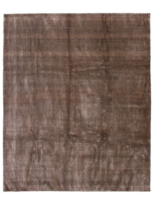 Indian Silk Shadow 8'3" x 10'0" Hand Loomed Viscose Rug 