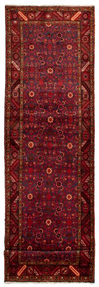 Bordered  Traditional Red Area rug Unique Persian Hand-knotted 352109
