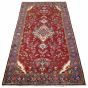 Persian Hamadan 4'7" x 9'1" Hand-knotted Wool Red Rug