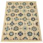 Pakistani Lahore Finest Collection 4'2" x 6'0" Hand-knotted Wool Rug 