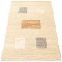 Indian Sienna 4'11" x 8'2" Braided Weave Wool Ivory Rug