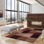 Transitional Brown Area rug 3x5 Nepal Hand-knotted 374668