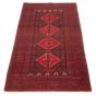 Afghan Royal Baluch 3'7" x 7'7" Hand-knotted Wool Rug 