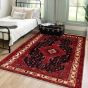 Traditional Blue Area rug 5x8 Turkish Hand-knotted 394019