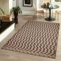 Braided  Transitional Brown Area rug 5x8 Indian Braid weave 394121