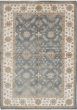 Floral  Traditional Grey Area rug 5x8 Indian Hand-knotted 219060