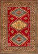 Bohemian  Geometric Red Area rug 6x9 Afghan Hand-knotted 271379