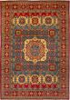 Bordered  Traditional Red Area rug 10x14 Afghan Hand-knotted 272433