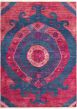 Casual  Transitional Red Area rug 6x9 Indian Hand-knotted 280522