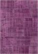 Casual  Transitional Purple Area rug 5x8 Turkish Hand-knotted 296079